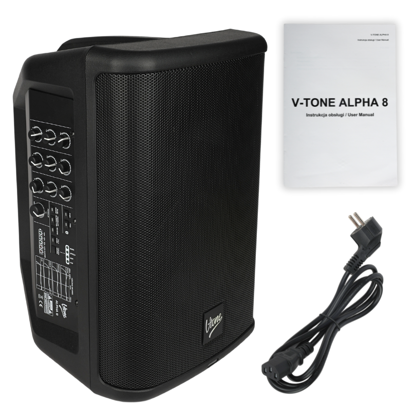V-TONE ALPHA 8 aktiv högtalare med batteri