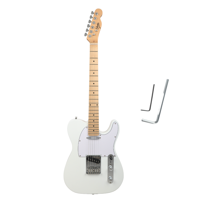 V-Tone ETL39 WH 4/4 elgitarr, vit