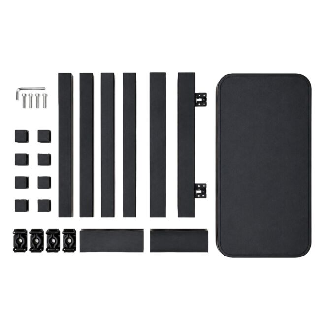 V-TONE Piano- och Keyboardbänk med förvaring, Svart