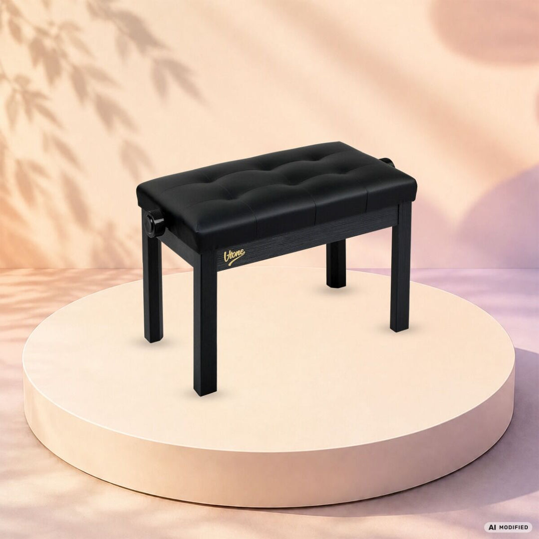 V-TONE PB2 BK Pianopall – Justerbar 49–57 cm