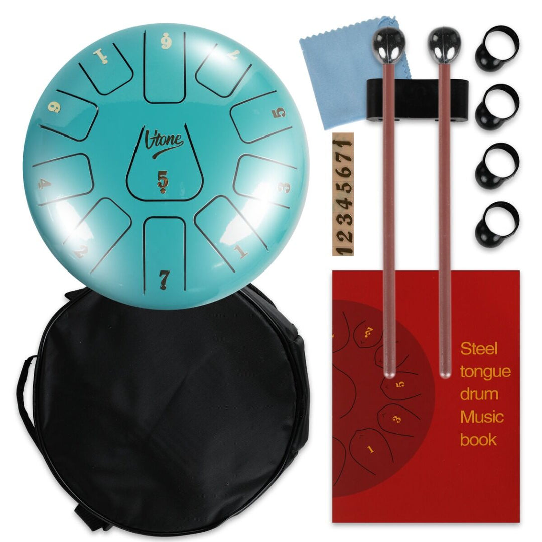 Tongue Drum 8" Cyan inkl. taske (11 Toner C Skala)