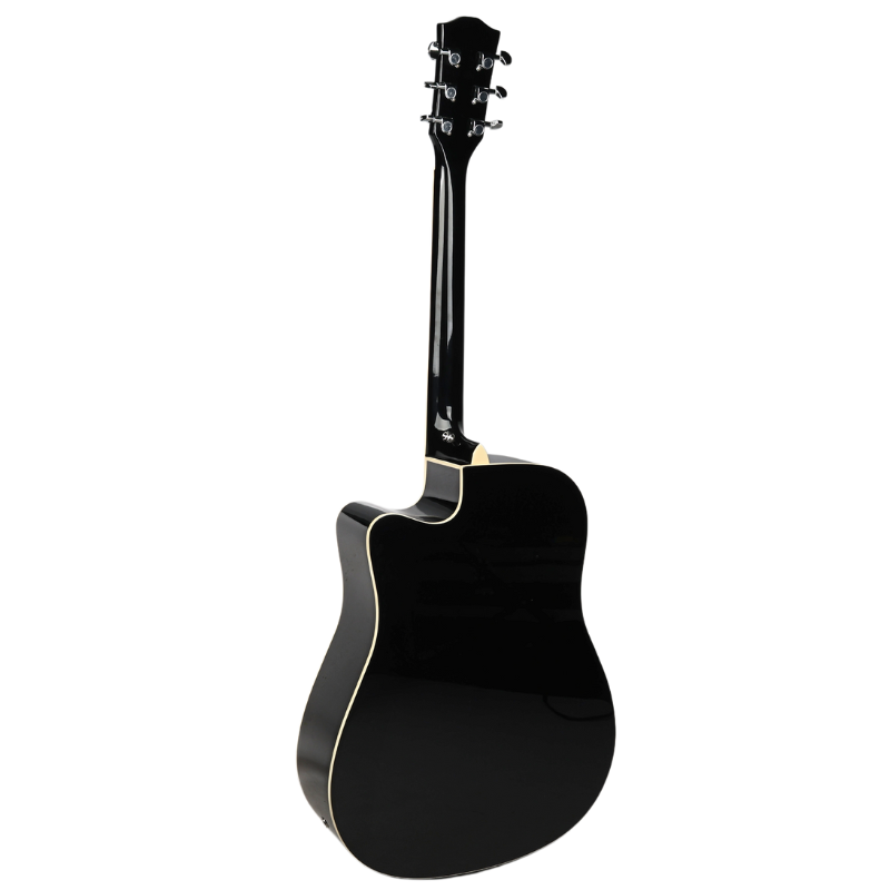 V-TONE VEAG1 CE BK elektro-akustisk gitarr 4/4 dreadnought cutaway svart