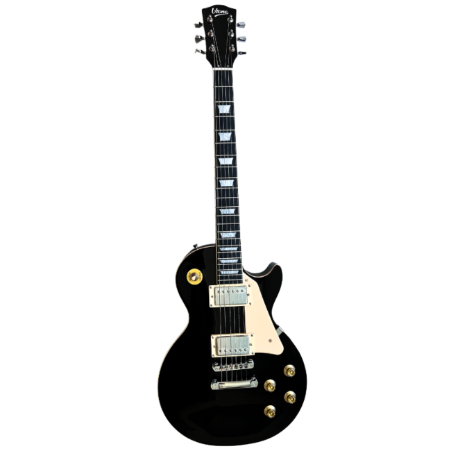 V-TONE VLP1 BK Elektrisk Gitarrer 4/4 Les Paul HH – Black Gloss