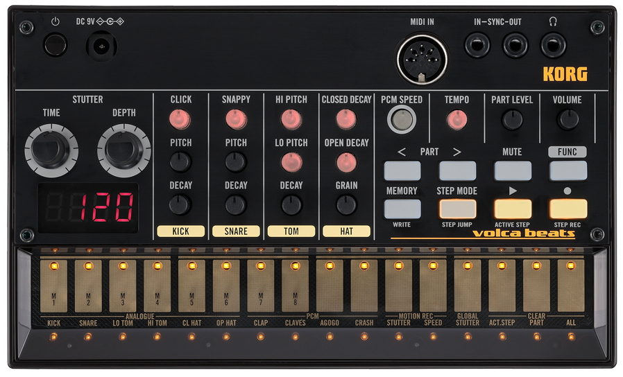 Korg Volca slår Analog Rhythm Machine
