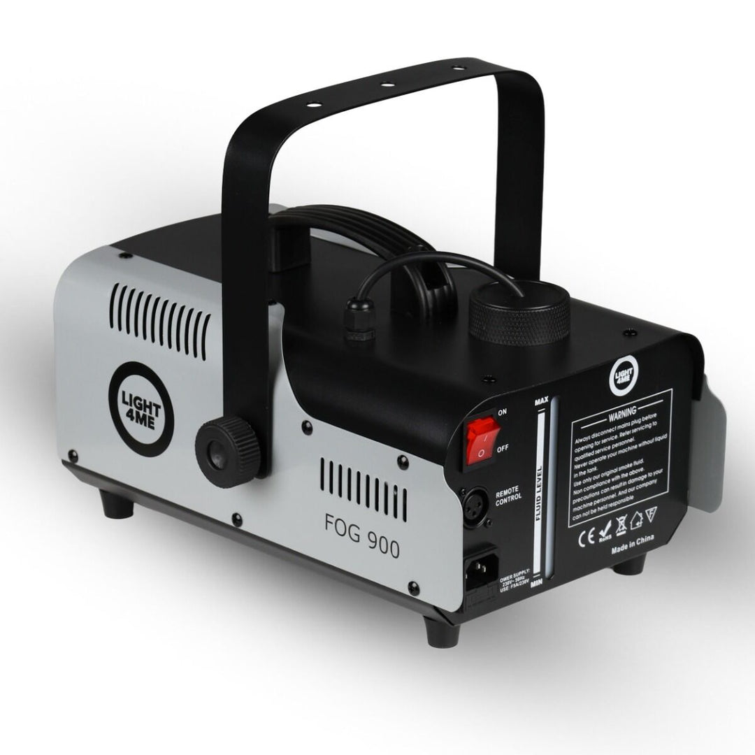 Light4Me Fog 900 Rökmaskin 900W med Trådløs Fjernbetjening