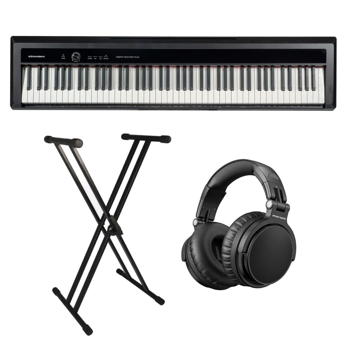 Grooveland P450 El Piano Pack (Svart)