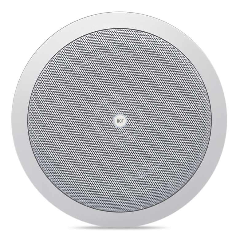RCF infälld högtalare PL6X 6" coax 100V, vit, 12W, IP44