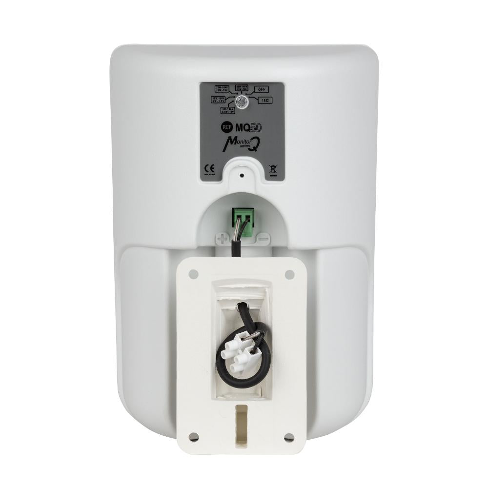 RCF högtalare för väggmontering MQ50 16 Ohm och 100V Vit