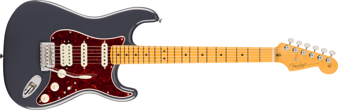 Fender American Professional Classic Stratocaster HSS, Lönn Greppbräda, Faded Black
