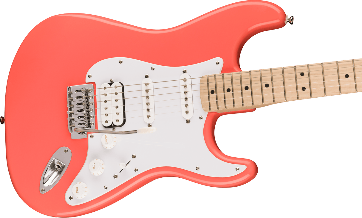 Fender Squier Sonic Stratocaster HSS elgitarr startpaket (Tahitian Coral)