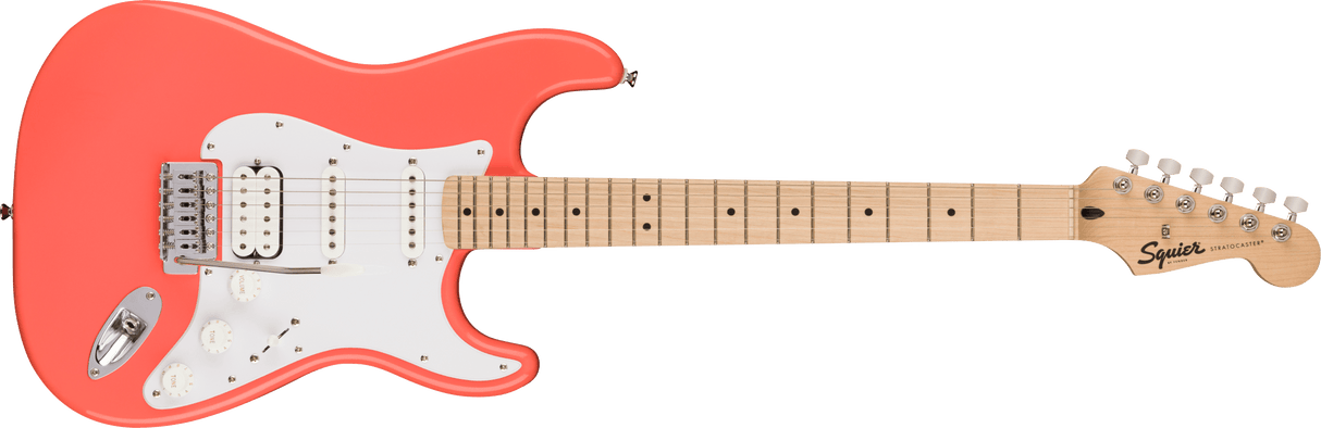 Fender Squier Sonic Stratocaster HSS elgitarr startpaket (Tahitian Coral)