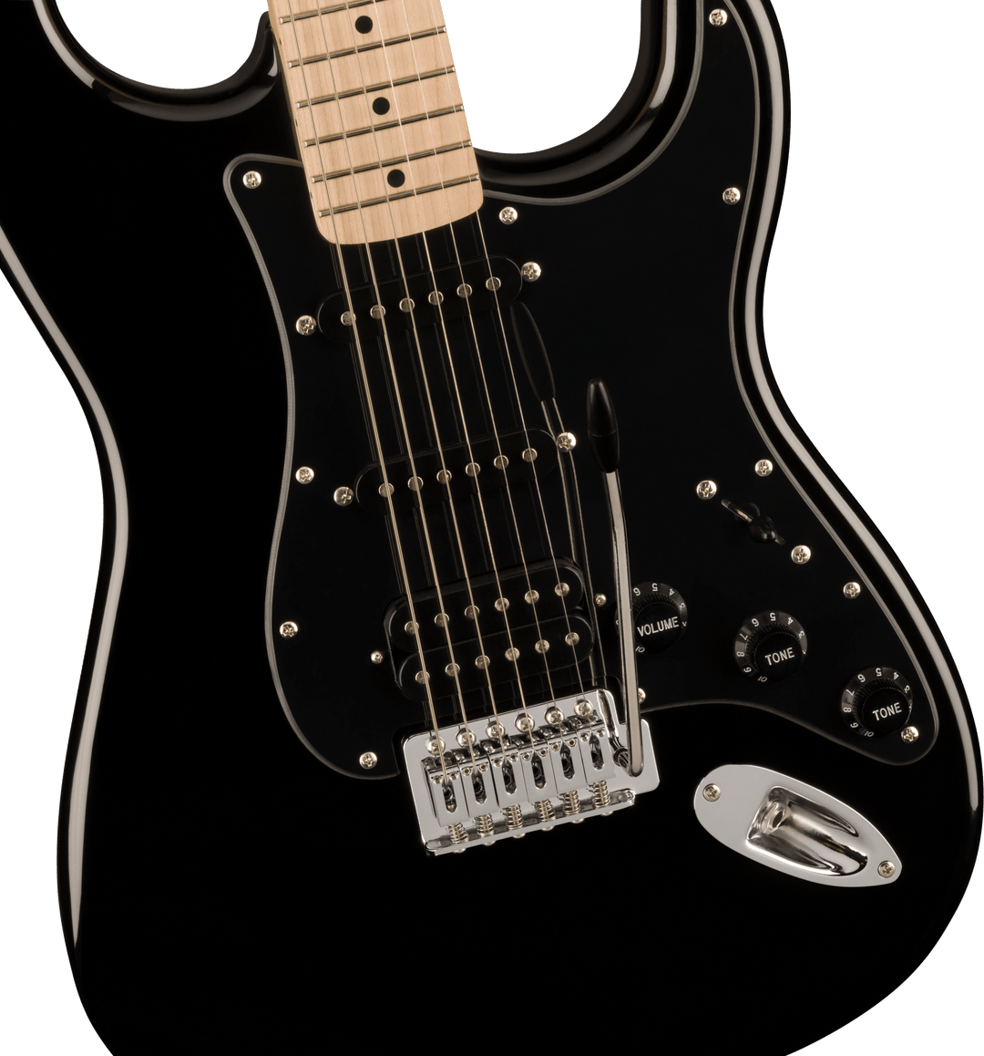 Fender Squier Sonic Stratocaster HSS elgitarr (svart)
