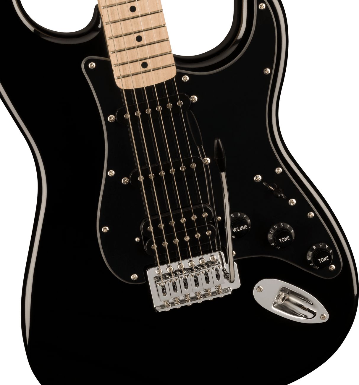 Fender Squier Sonic Stratocaster HSS elgitarr (svart)