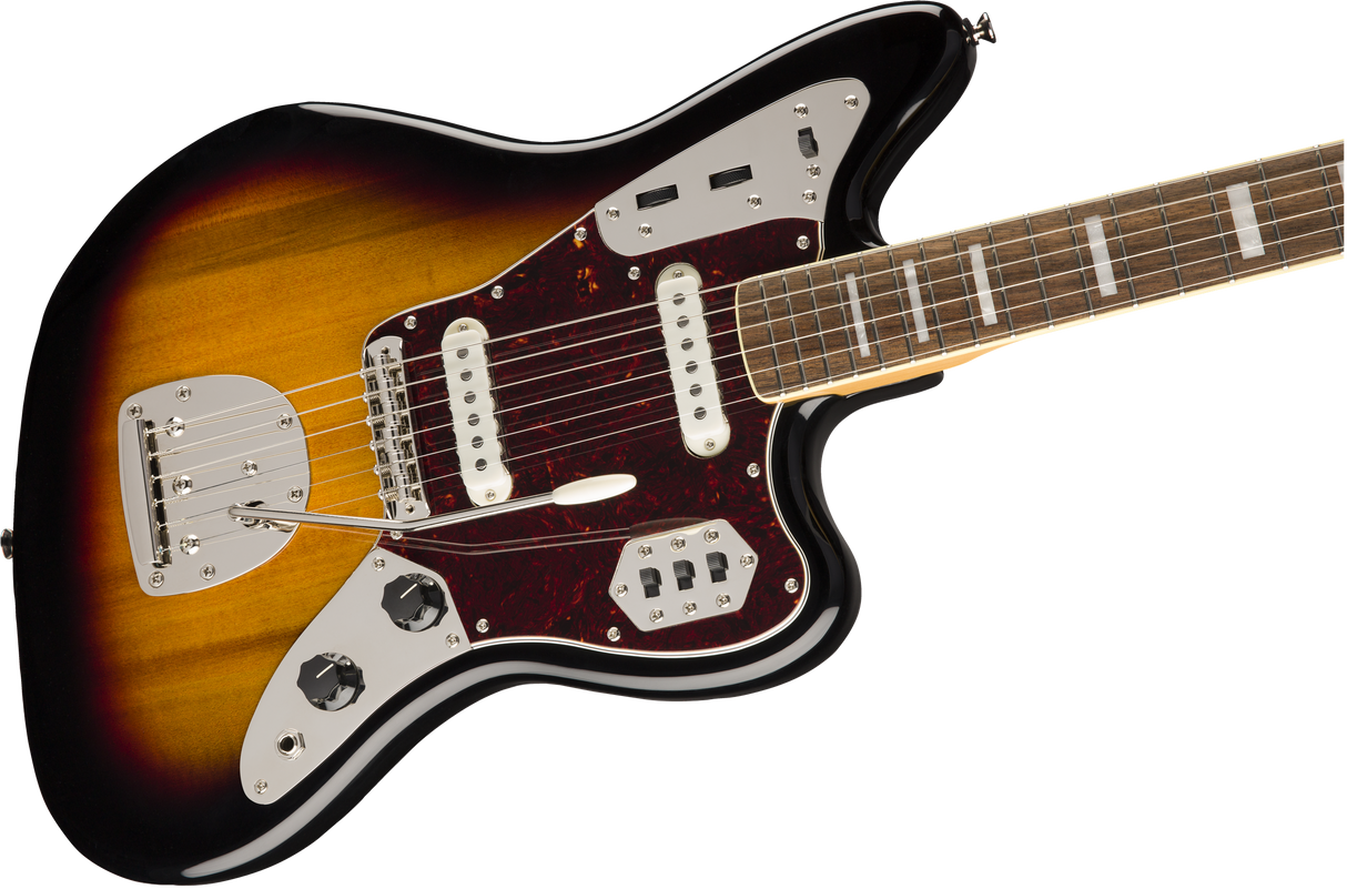 Fender Squier Classic Vibe 70-talets Jaguar elgitarr (Tricolor Sunburst )