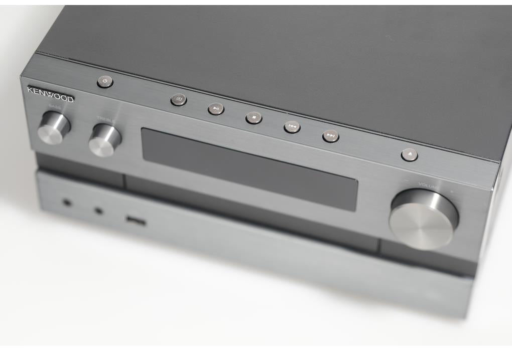 Kenwood M-918DAB-H Minisystem med Bluetooth och DAB+ (Aluminium)