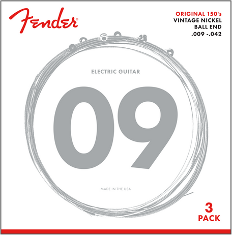 Fender Original 150 gitarrsträngar (.009-.042)