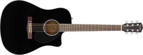 Fender CD-60SCE Dreadnought Western Guitar (svart)
