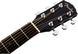Fender CD-60SCE Dreadnought Western Guitar (svart)