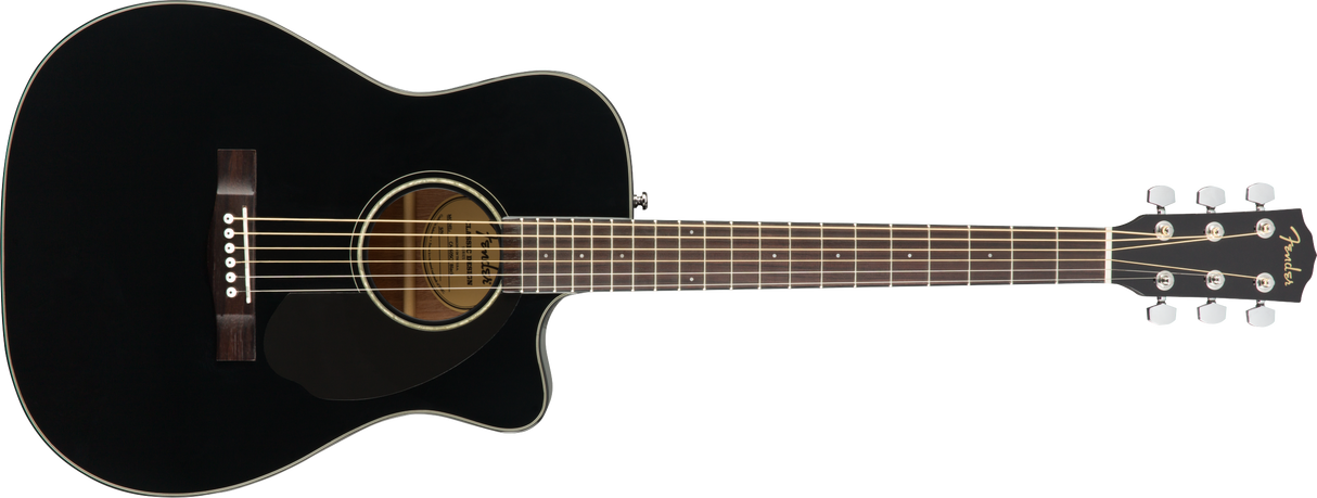 Fender CC-60SCE Concert Western Guitar (svart)