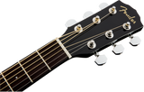 Fender CC-60SCE Concert Western Guitar (svart)