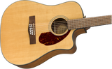 Fender CD-140SCE 12-strängad Western gitarr (naturlig)