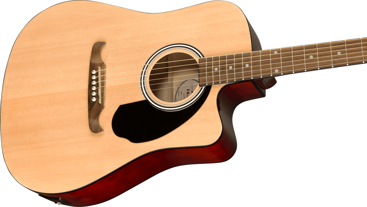 Fender FA-125CE Dreadnought Western gitarr (naturlig)