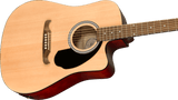 Fender FA-125CE Dreadnought Western gitarr (naturlig)