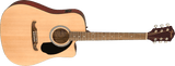 Fender FA-125CE Dreadnought Western gitarr (naturlig)