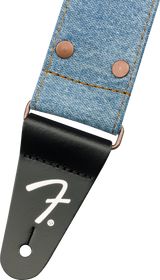 Fender x Wrangler Denim gitarrrem (Light Indigo, 2")