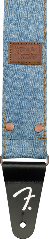 Fender x Wrangler Denim gitarrrem (Light Indigo, 2")