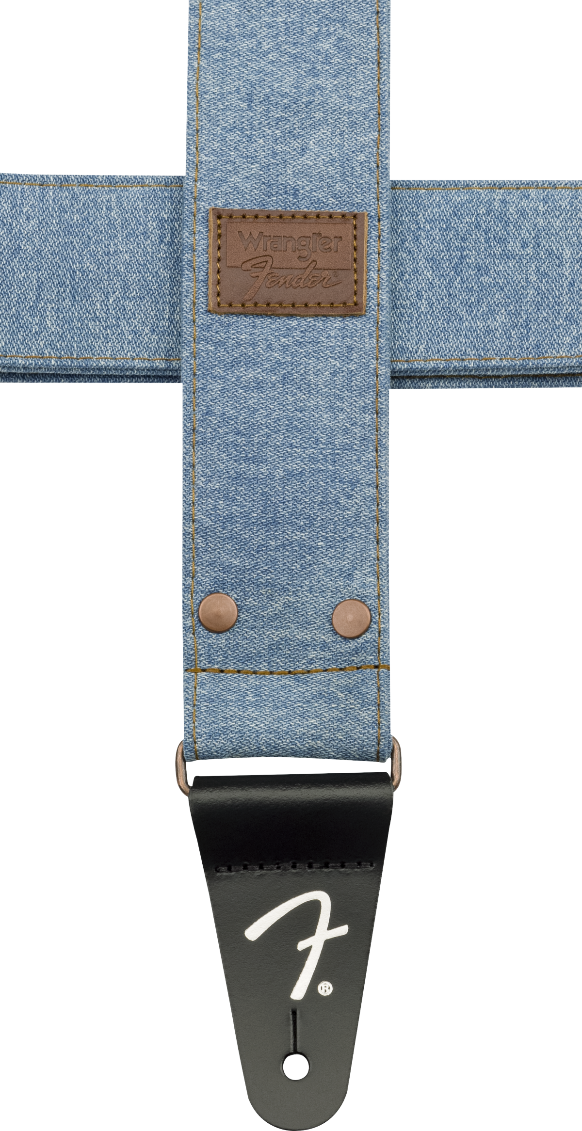 Fender x Wrangler Denim gitarrrem (Light Indigo, 2")