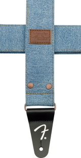 Fender x Wrangler Denim gitarrrem (Light Indigo, 2")
