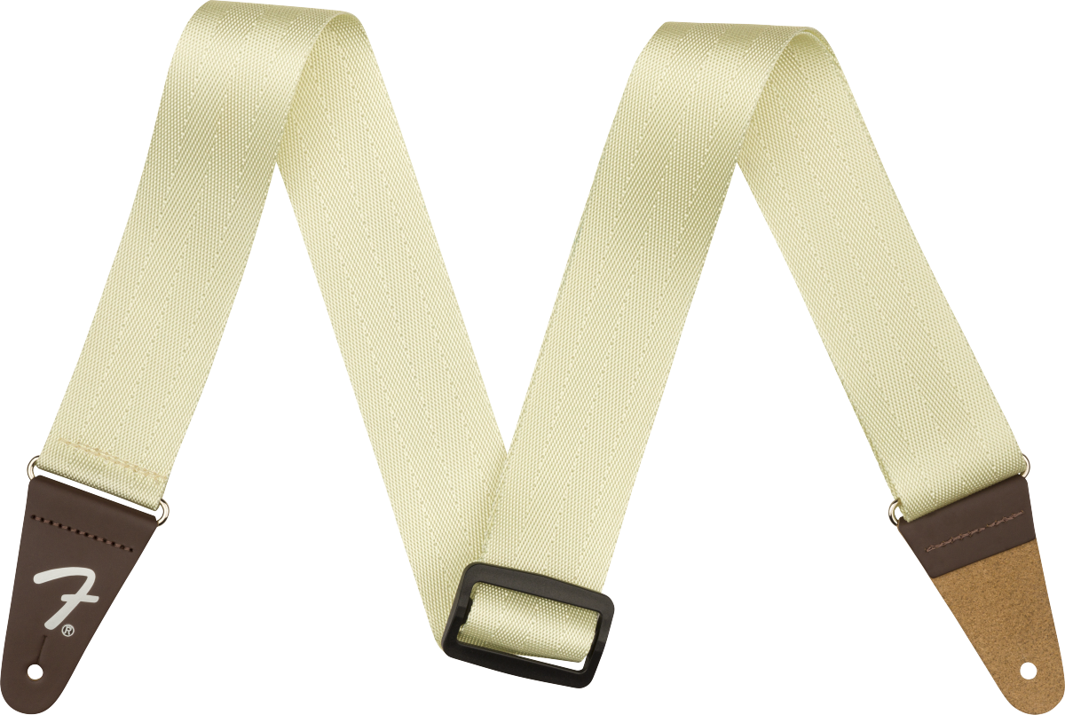 Fender Legacy Vintage Guitar Strap ( Black / Yellow /brun, 2")