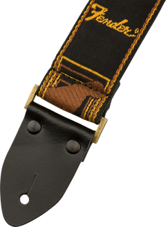 Fender Legacy Vintage Guitar Strap ( Black / Yellow /brun, 2")
