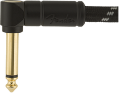 Fender Deluxe gitarrkabel vinkelplugg ( Black tweed, 4,5 m)