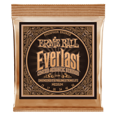 Ernie Ball Everlast belagda fosforbrons gitarrsträngar (akustiska)