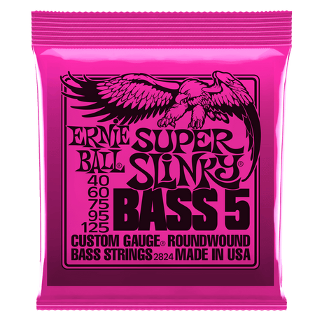 Ernie Ball Slinky Nickel Wound Bas Strings (5)