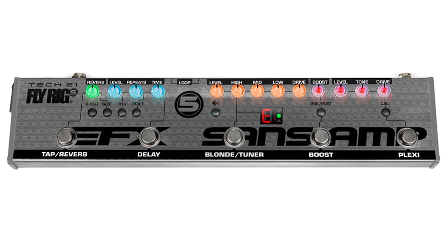Tech 21 Fly Rig 5 v2 gitarr-multieffekt