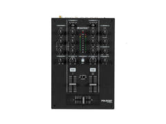 OMNITRONIC PM-202F 2-kanals DJ-mixer med Filter och Bluetooth