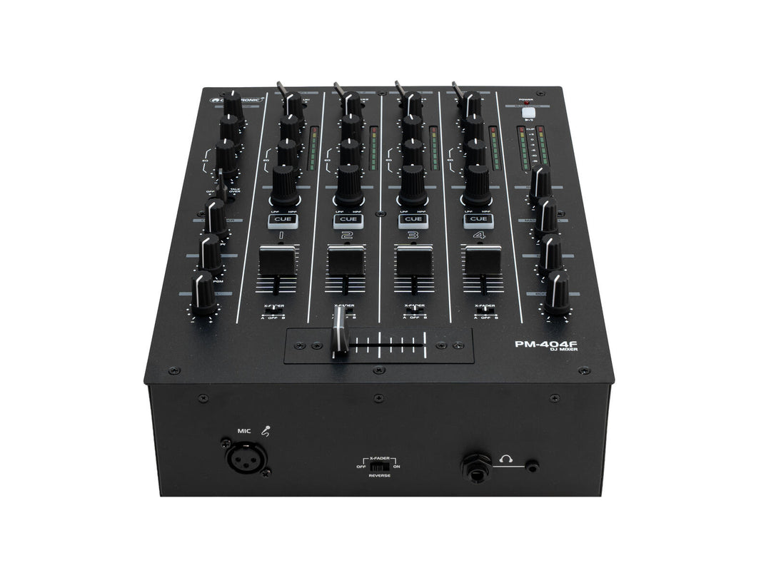 OMNITRONIC PM-404F 4-kanals DJ-mixer med Filter och Bluetooth