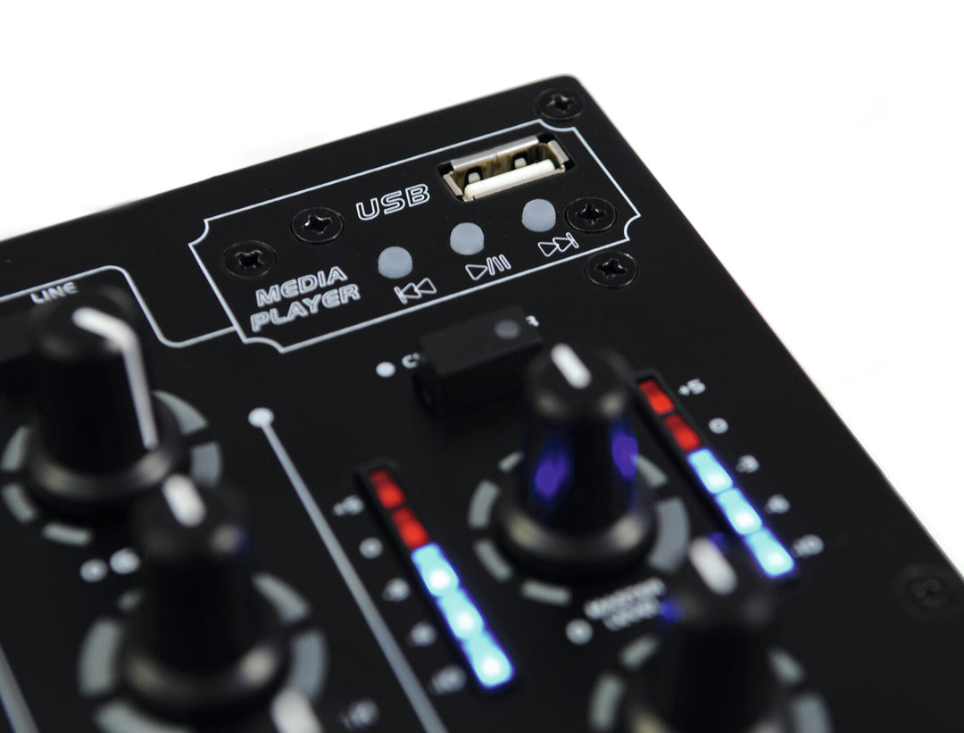 OMNITRONIC PM-311P DJ-mixer med spelare