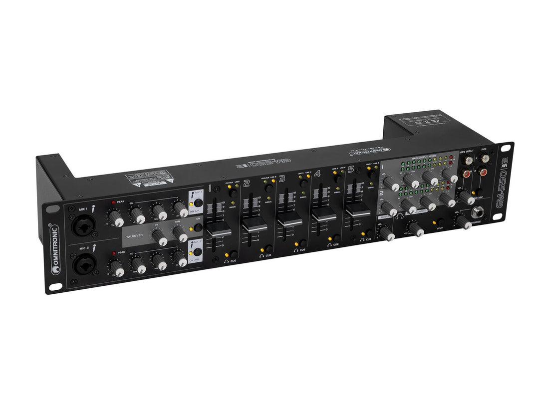OMNITRONIC EM-550B MK2 underhållningsmixer