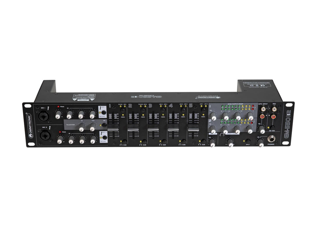 OMNITRONIC EM-550B MK2 underhållningsmixer