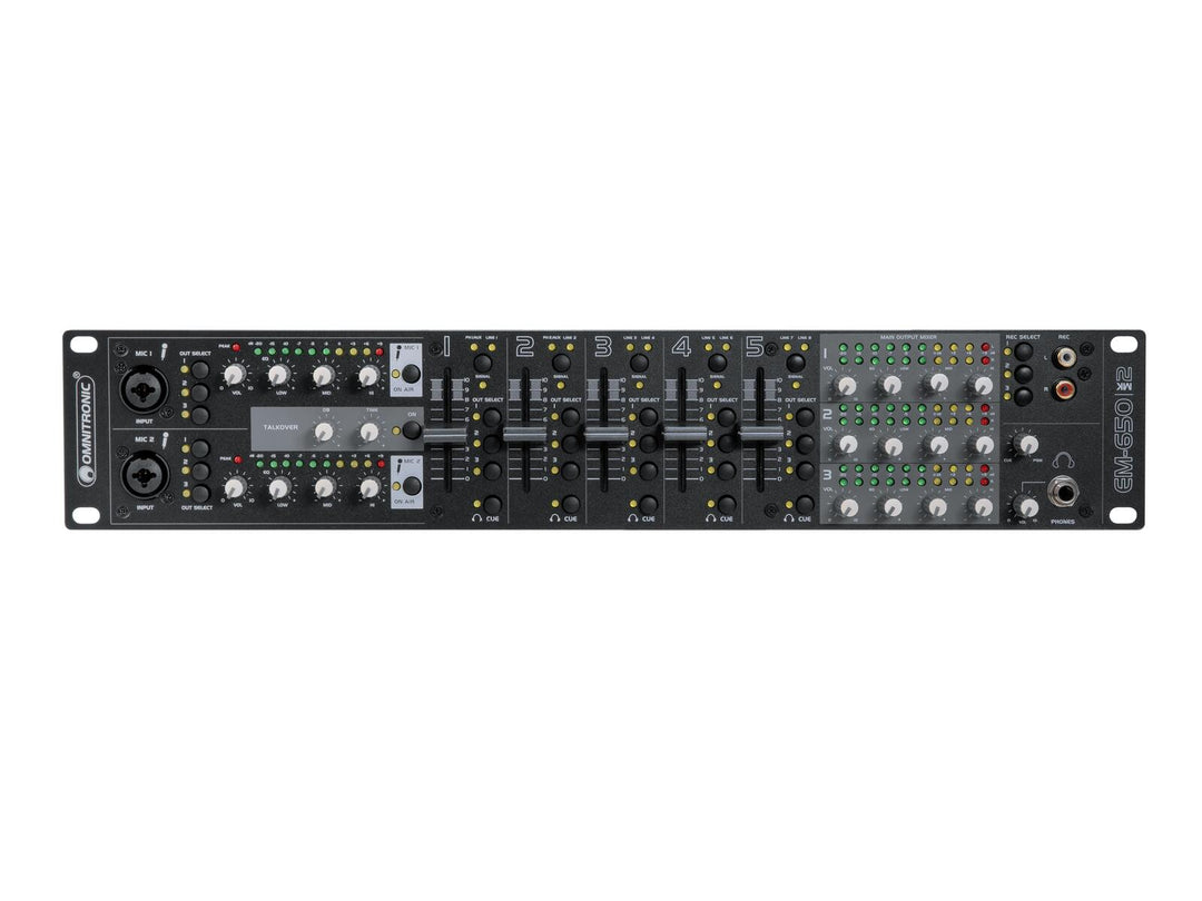 OMNITRONIC EM-650B MK2 underhållningsmixer