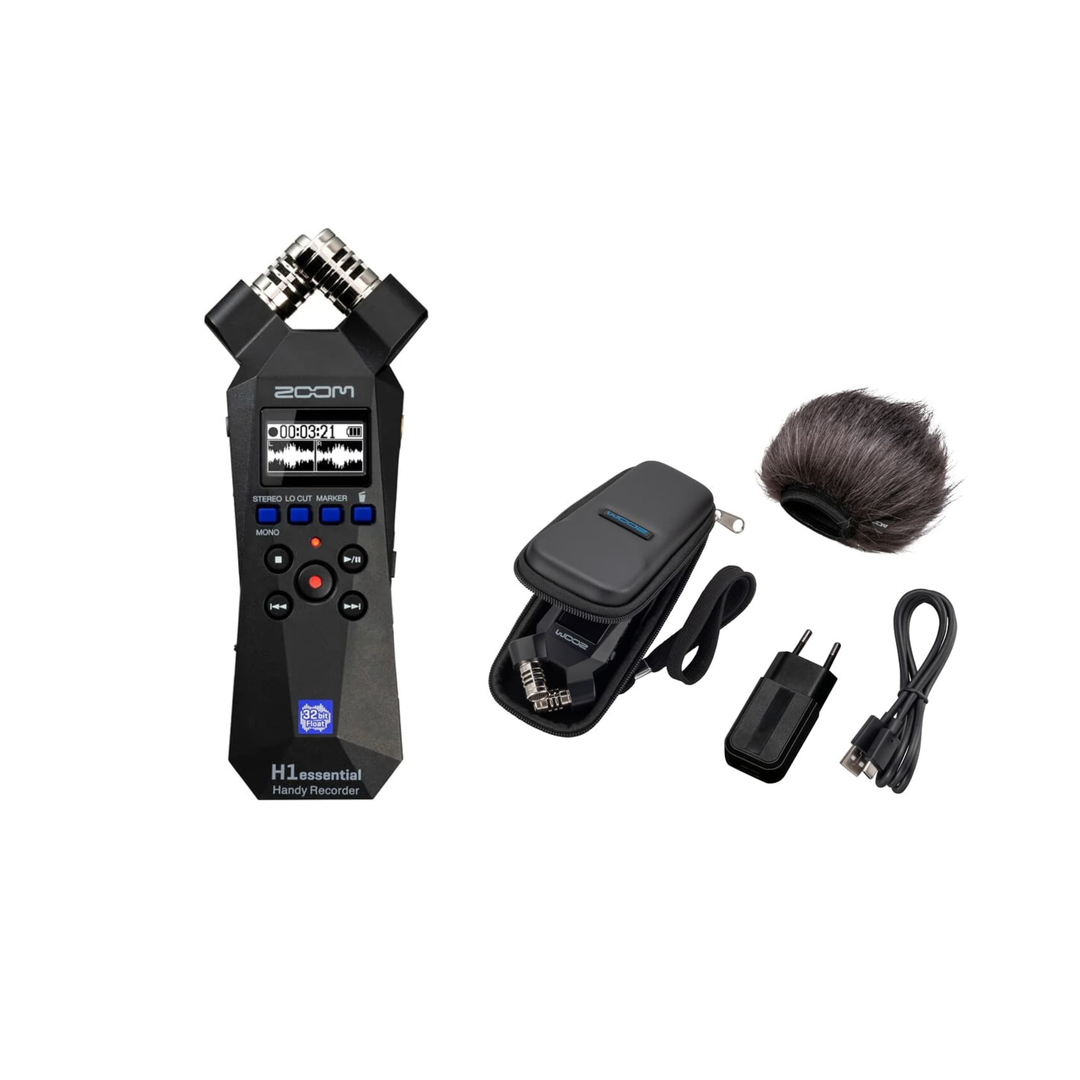 Zoom H1e Essential Handy Recorder + Tillbehörspaket