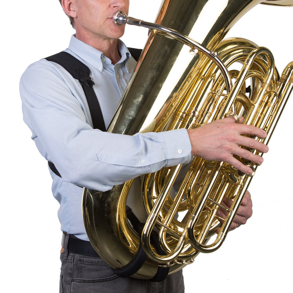 Neotech Tuba Harness junior, svart bärsele, 45,7 till 55,8 cm