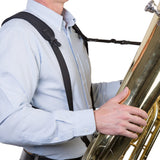 Neotech Tuba Harness standard, svart bärsele, 55,8 till 68,6 cm