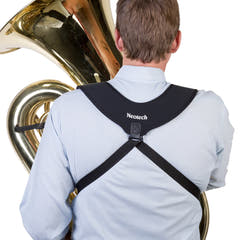 Neotech Tuba Harness standard, svart bärsele, 55,8 till 68,6 cm