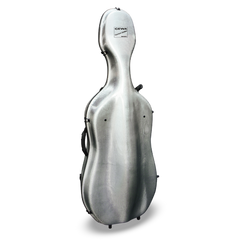 GEWA Cellos-fodral Idea Titanium Carbon 3.3 - Titanium/vinröd