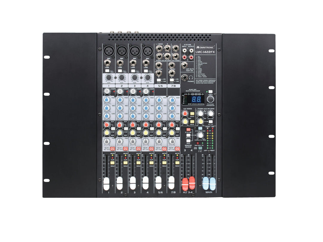 OMNITRONIC LMC-1422FX USB-mixer